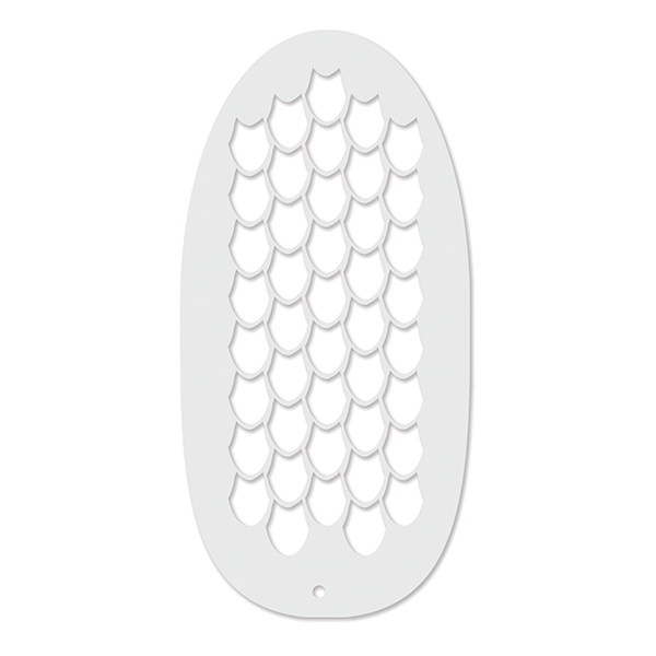 Dragon Scales Makeup Stencil